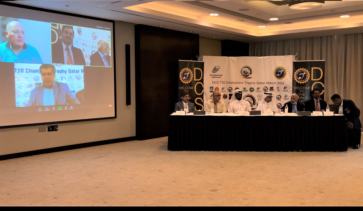 Qatar to host DICC T20 Champions Trophy 2022 Cricket Tournament for the Deaf